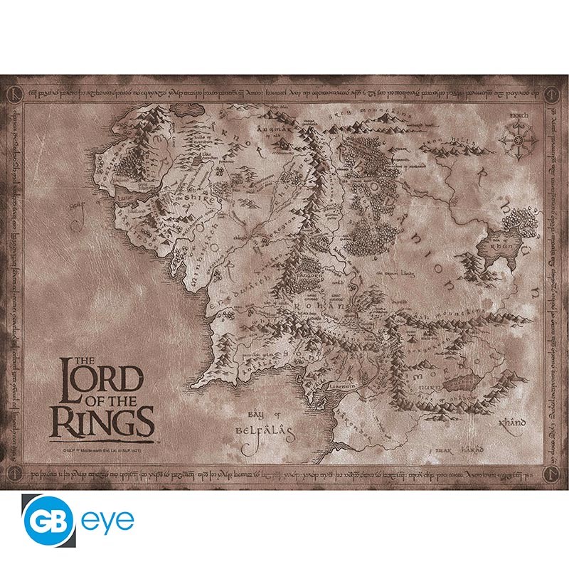 THE LORD OF THE RINGS Set 2 Chibi Posters Lord of the rings (52x38cm)