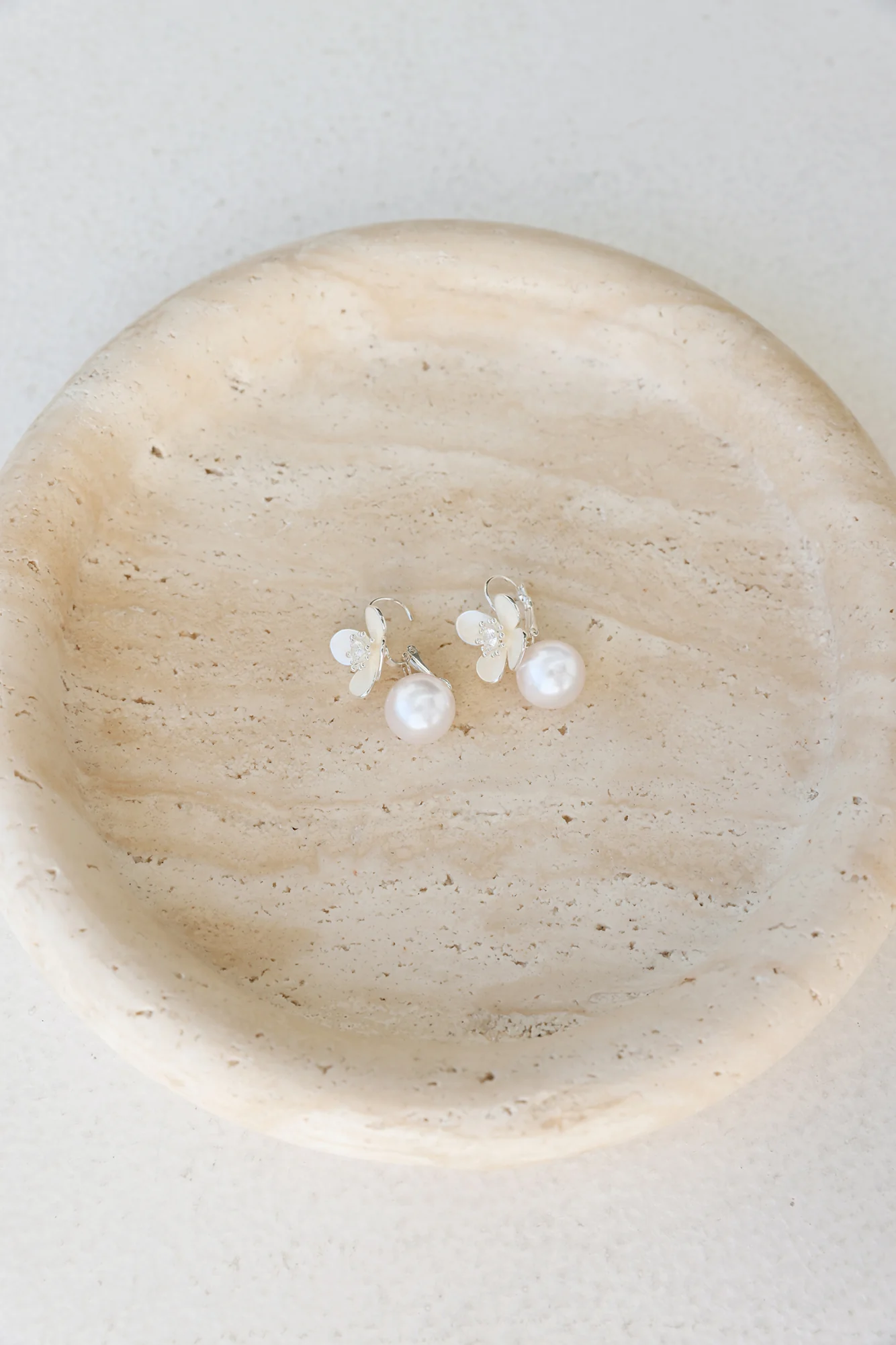 Petal Soft Earrings Silver