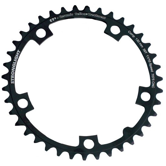 Stronglight CT2 Road Chainring - 5-Arm - 130mm - Shimano 10/11-Speed - black