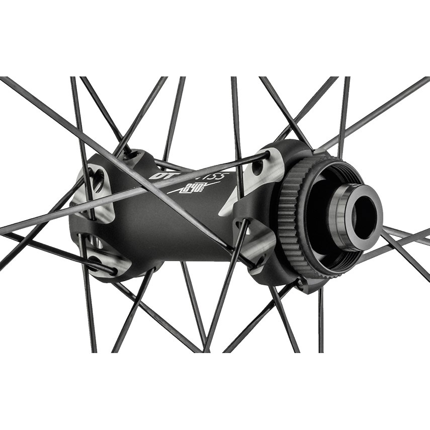 DT Swiss CRC 1100 SPLINE T 38 Front Wheel - Carbon | Tubular | Centerlock - 12x100mm - black
