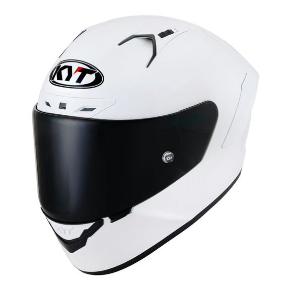 Full headset KYT nz -tray plain - white / blackRef: KYT0114