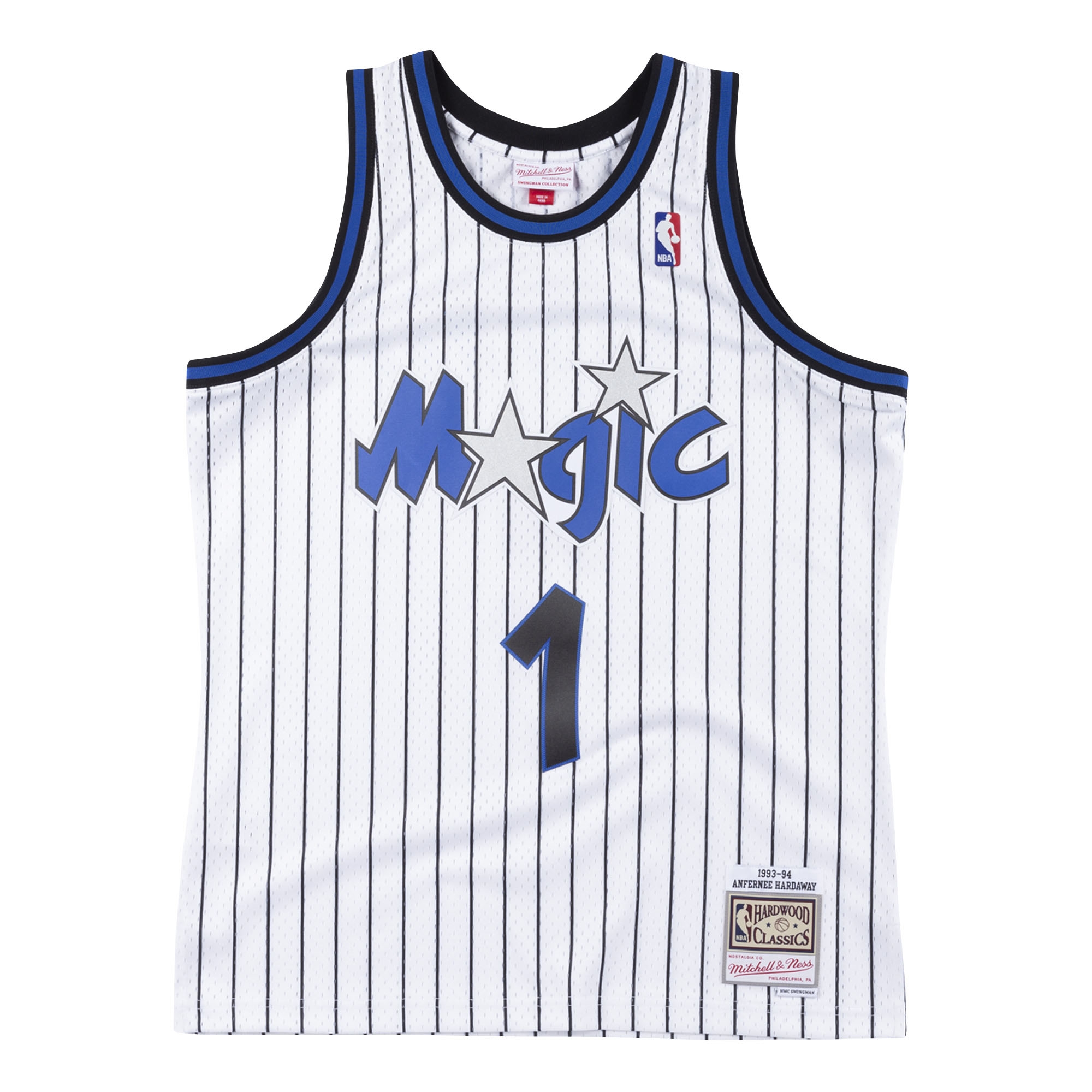 Penny Hardaway #1 Orlando Magic 1993-94 Swingman NBA Jersey White
