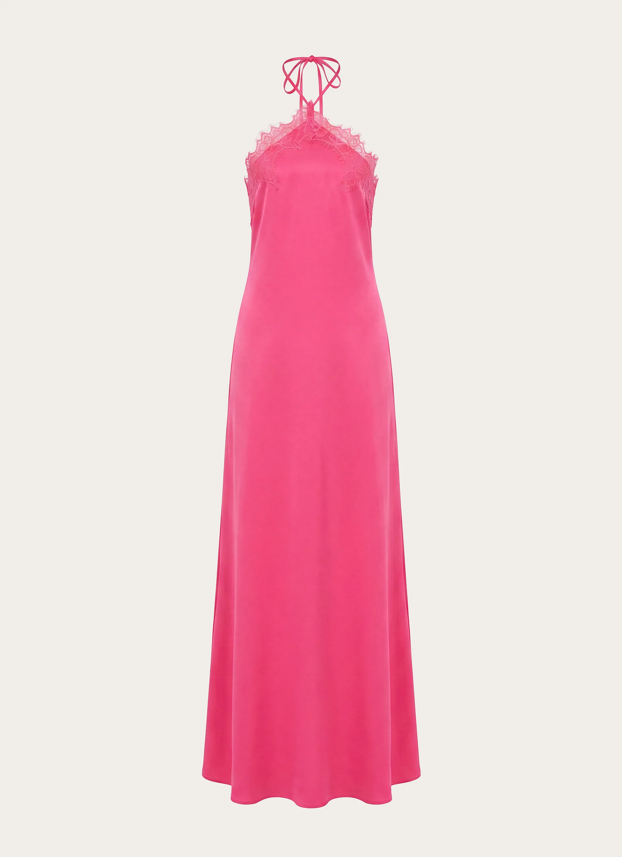 Samaria Halter Maxi Dress - Berry