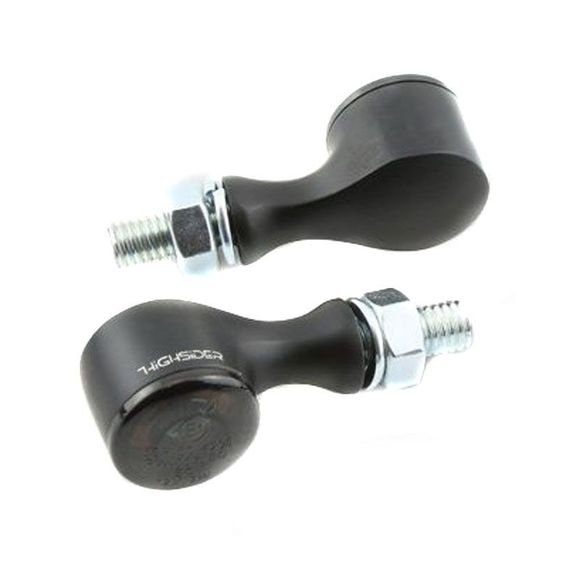 Clignotant Highsider APOLLO CLASSIC NOIR AVEC FEU ARRIERE LED Universel - NoirRef : HGI0014 / 254-176