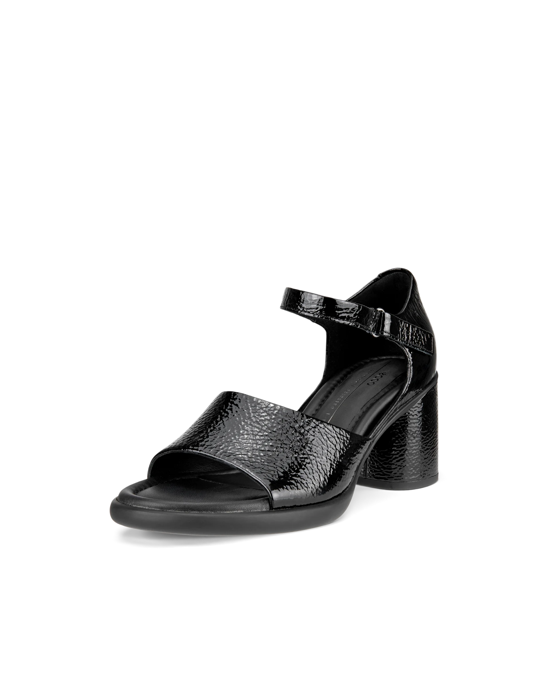 ECCO SCULPTED SANDAL LX 55 Damen Ledersandale mit Absatz Schwarz