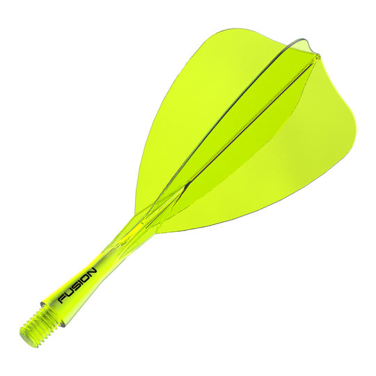 Winmau Fusion Flight Shaft System Arrow Neon Yellow