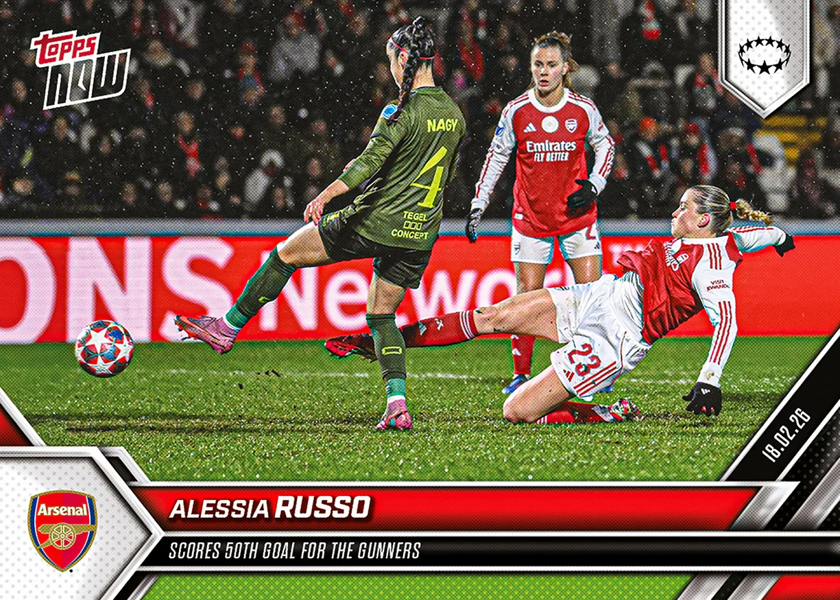 Alessia Russo - 2025-26 UWCL Topps NOW® - Card 20