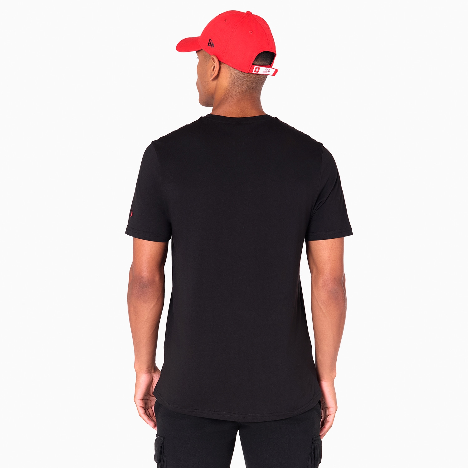 Houston Rockets Team Logo New Era NBA T-Shirt Black