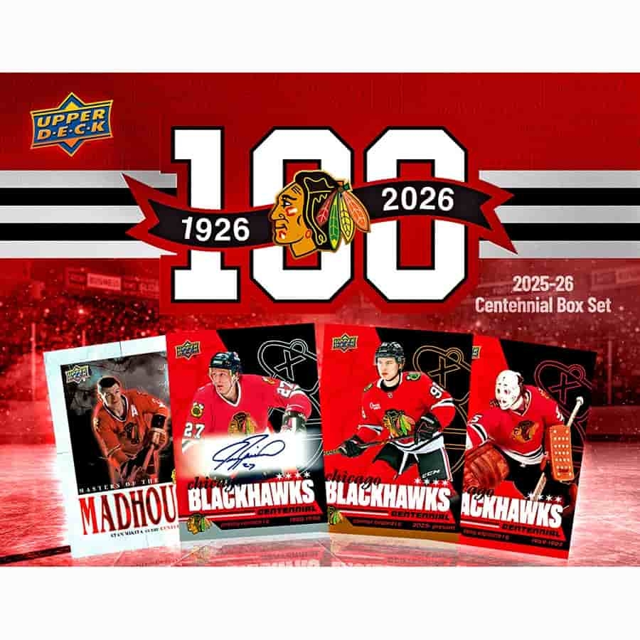 2025/26 Upper Deck Chicago Blackhawks 100 Years Centennial Hockey Box Set