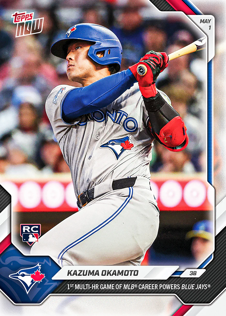 Kazuma Okamoto - 2026 MLB Topps NOW® - Card 150 - PR: 2747
