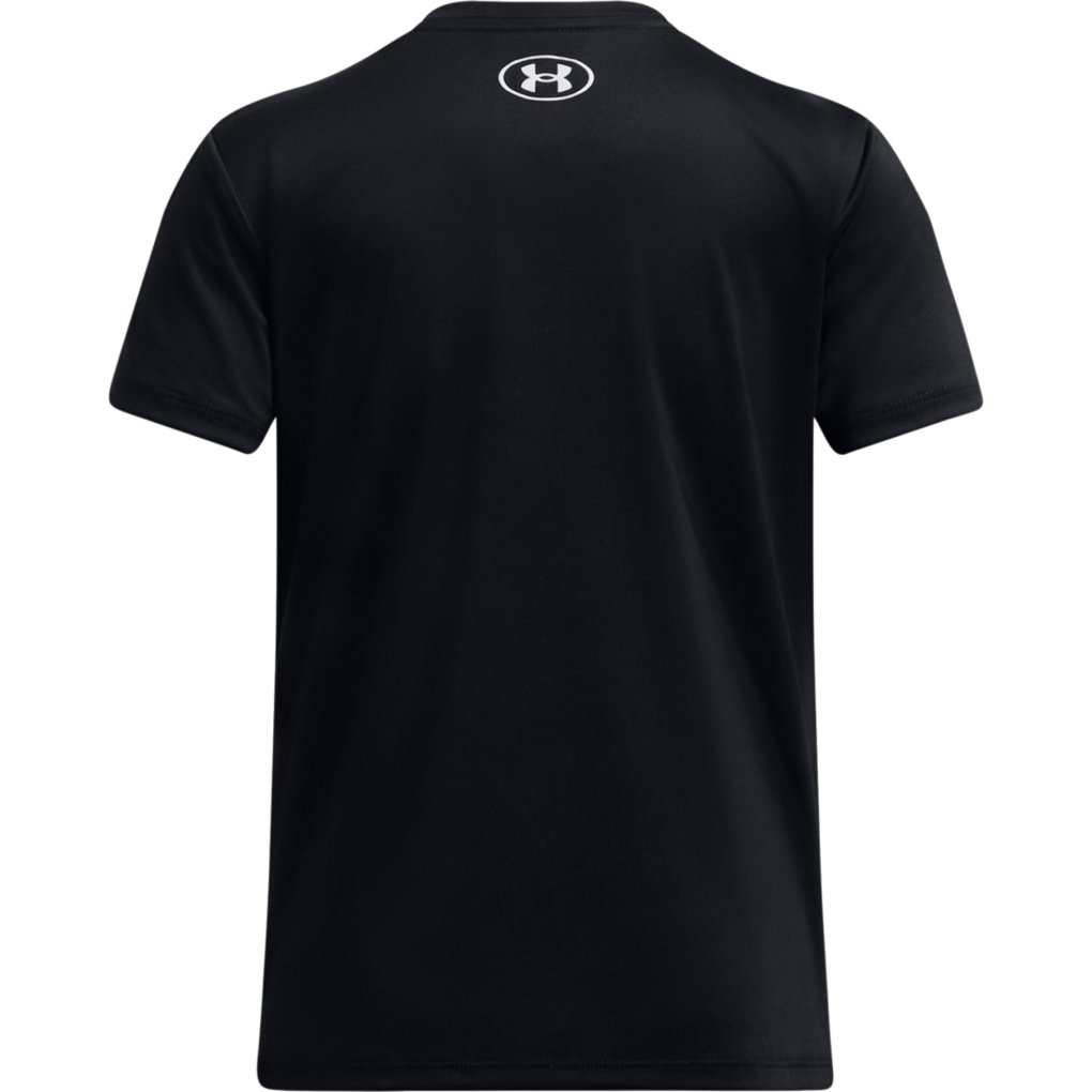 Under Armour UA Tech™ Wordmark Short Sleeve Shirt Girls - Black/Castlerock/White