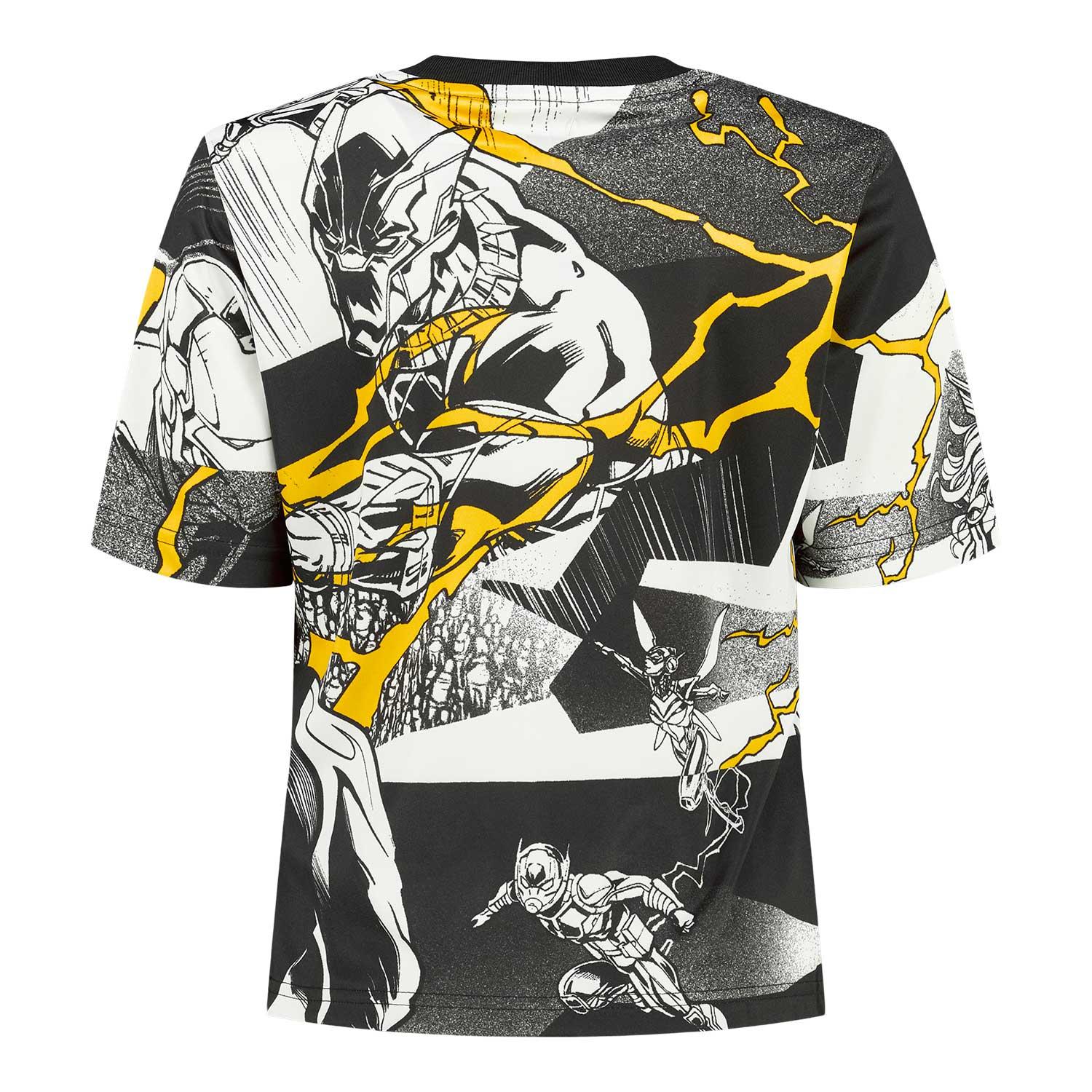 Youth adidas Marvel Warm Up Shirt 25/26 White/Black