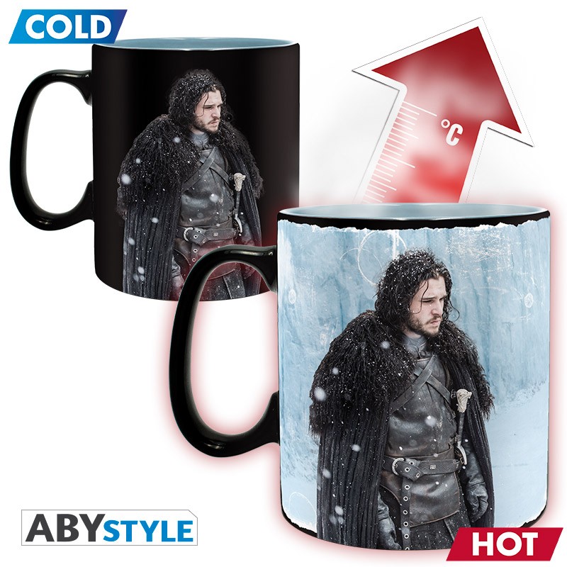 GAME OF THRONES Heat Change Mug Winter is here King size