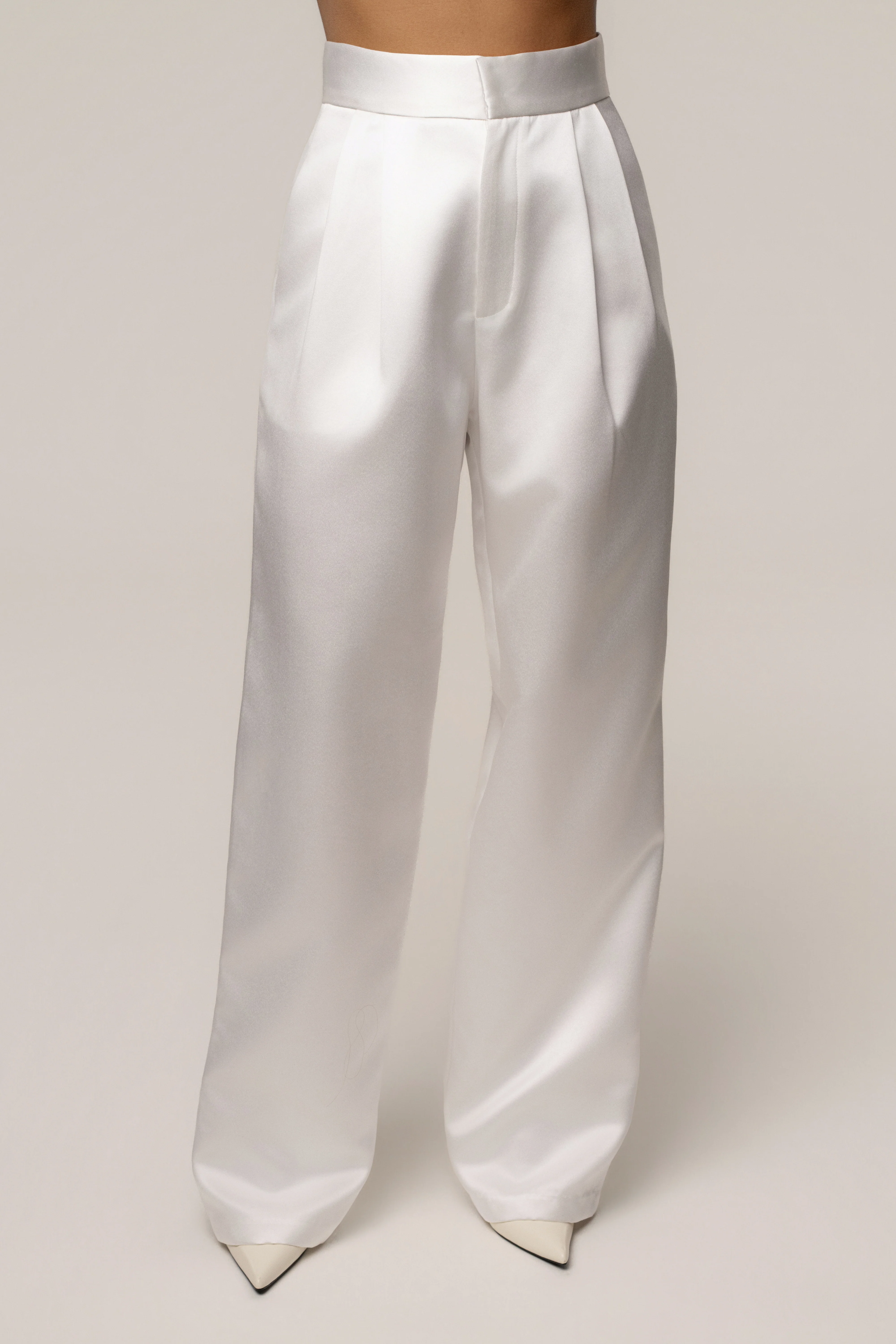 White City Nights Satin Trouser