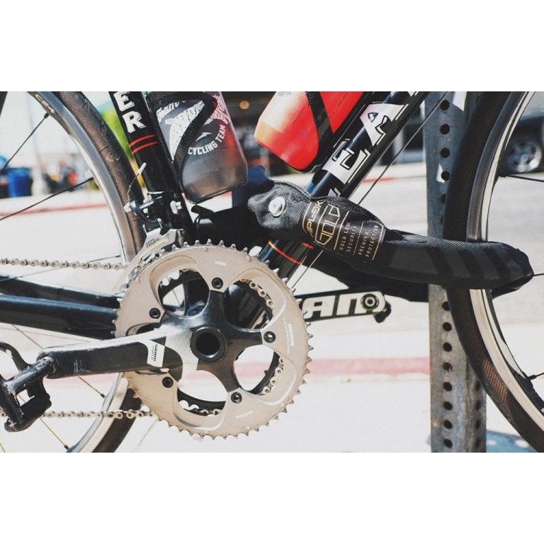 Hiplok Gold Bike Lock 85cm - all black
