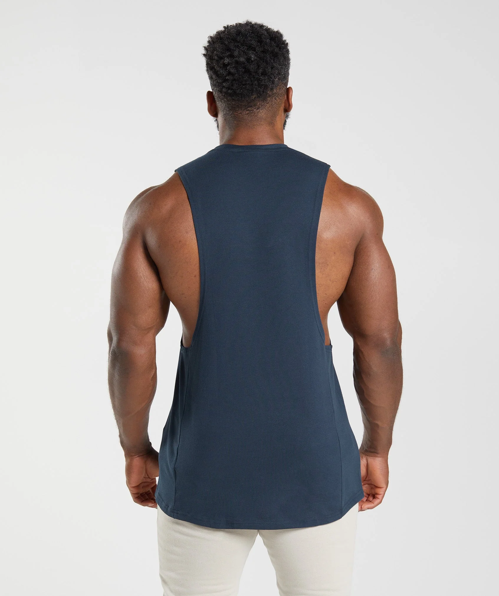 React Drop Arm Tank Navy