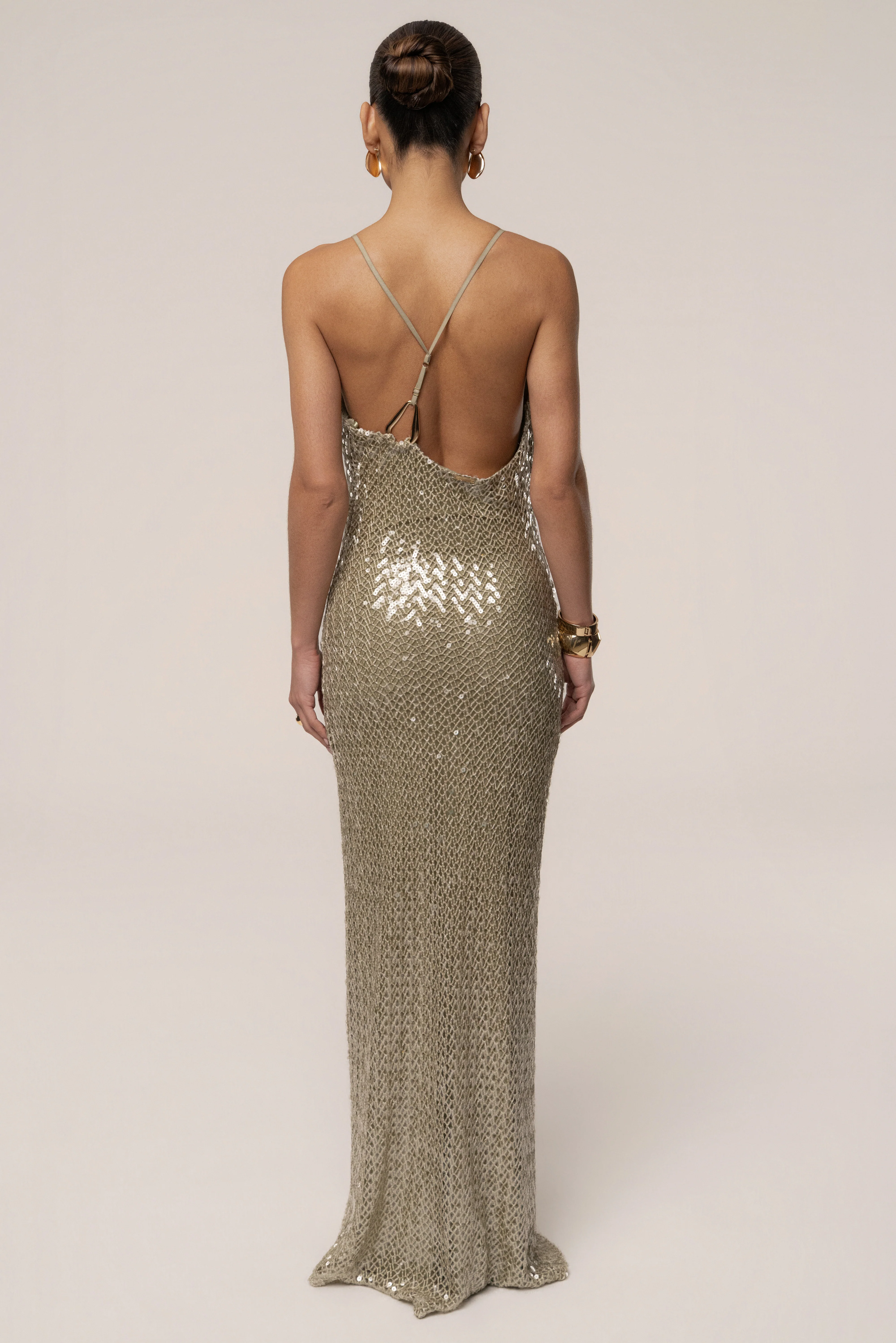 Sage Marisela Sequin Maxi Dress