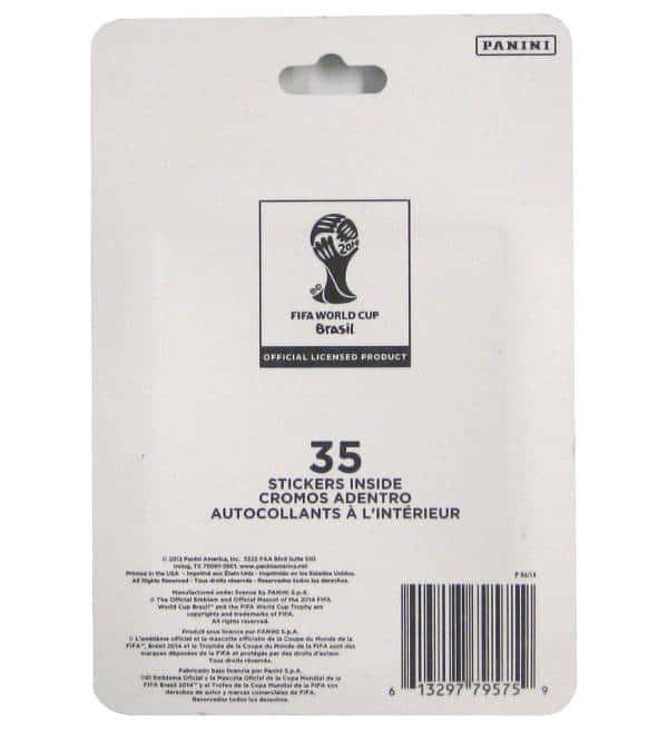 Panini Brasil 2014 Blister USA Canada With 5 Packets