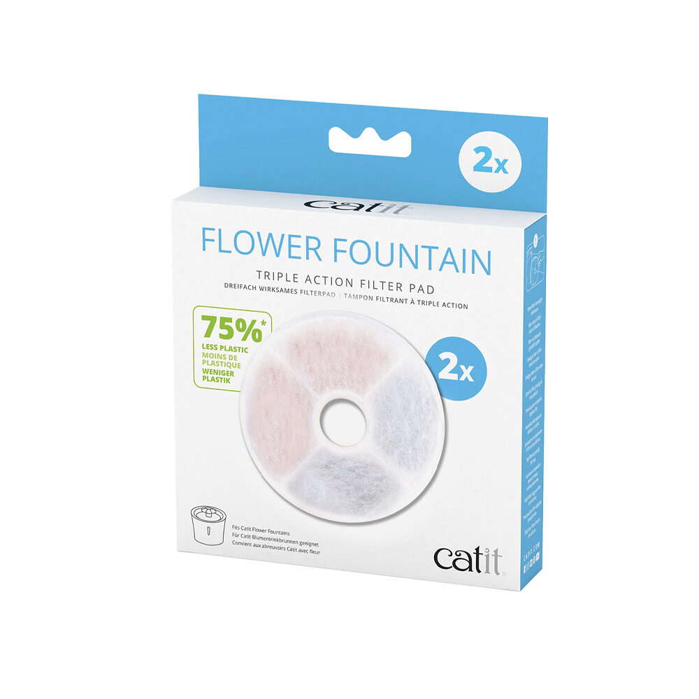 Catit Flower Fountain Triple Action Filters - 2 pieces