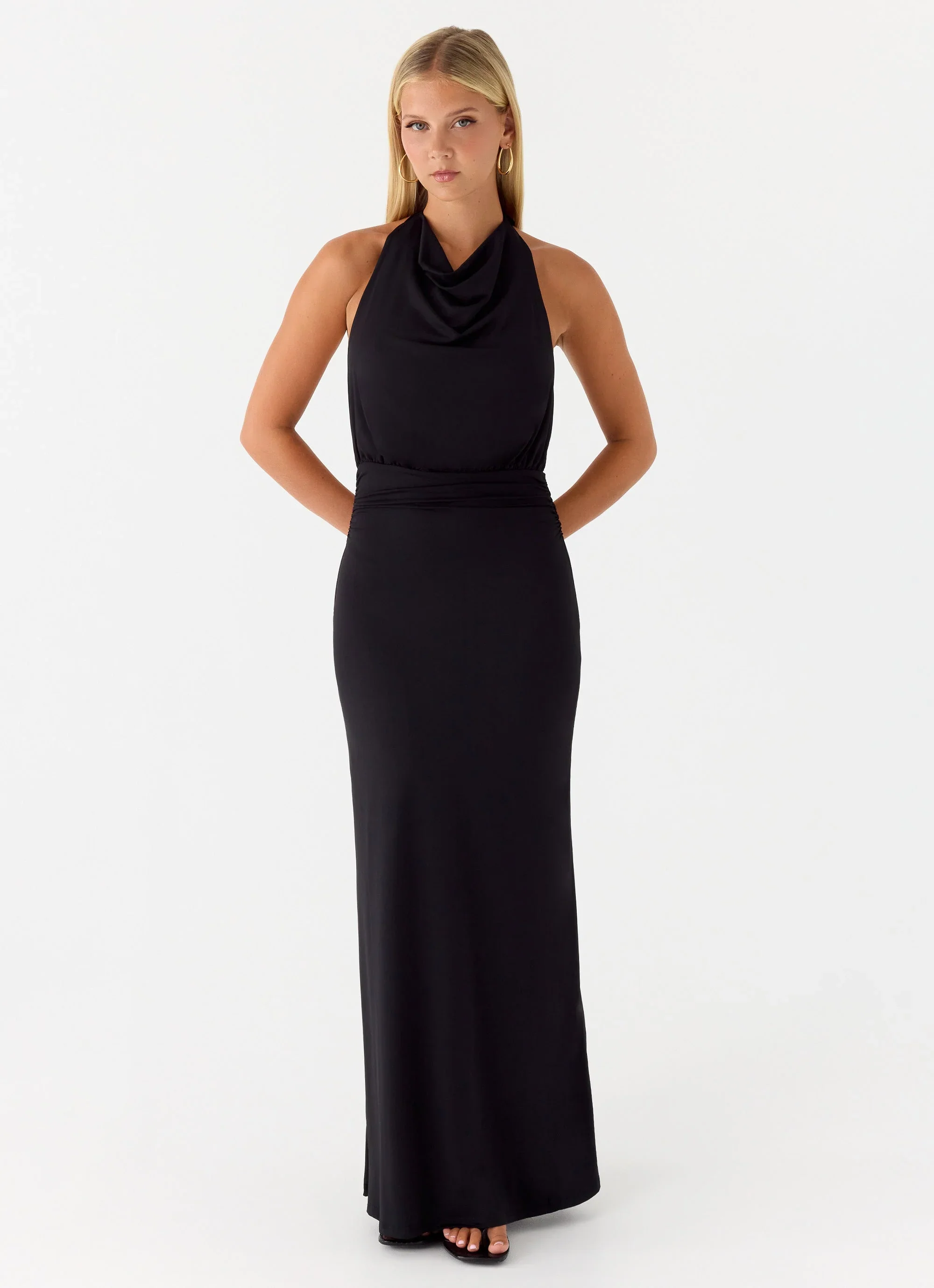 Crazy Over Me Maxi Dress - Black