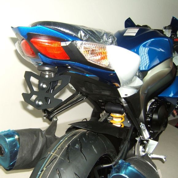 Top Block License Plate Mount for SUZUKI GSXR 1000 - BlackRef: tb0239 / spes28