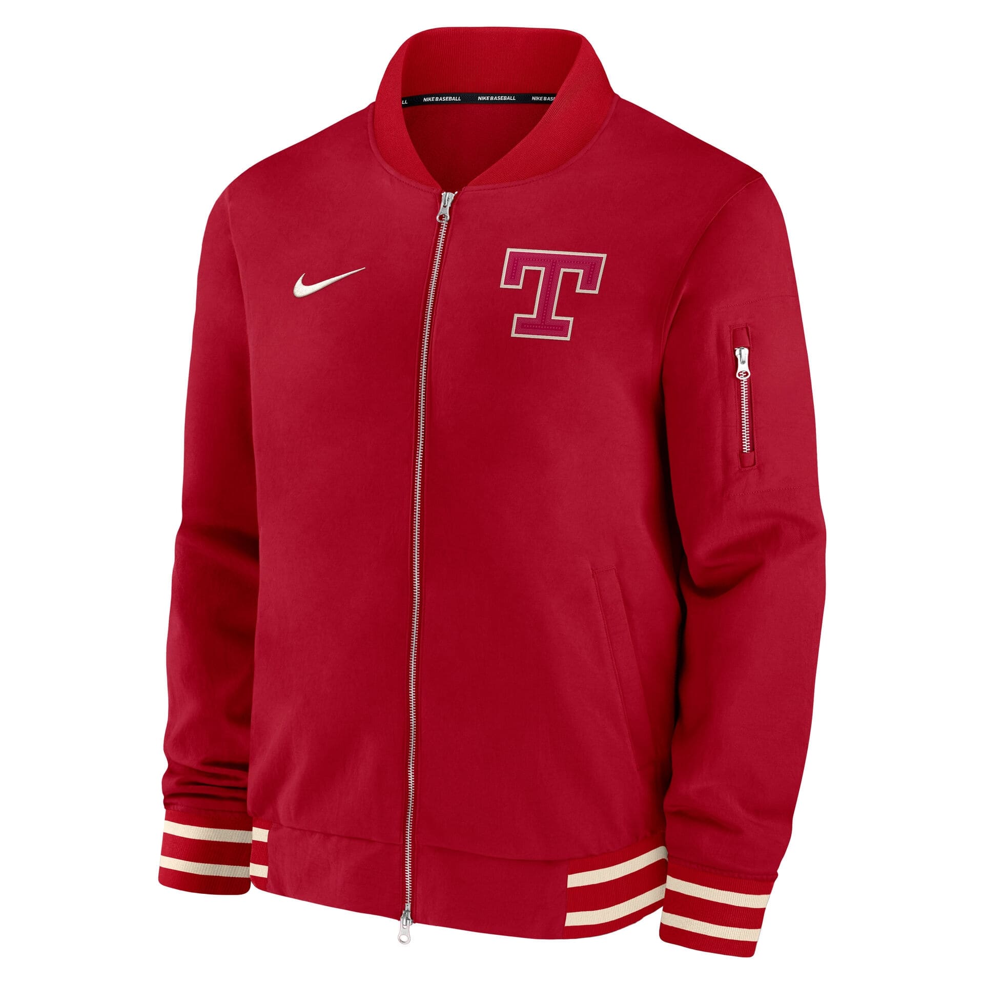 Texas Rangers City Connect 2026 MLB Authentic Dugout Bomber Jacket Red