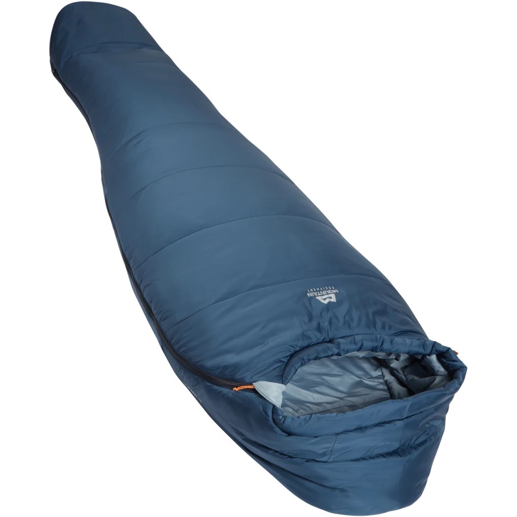 Mountain Equipment Lunar I Regular Sleeping Bag ME-003904 - zip right - denim blue