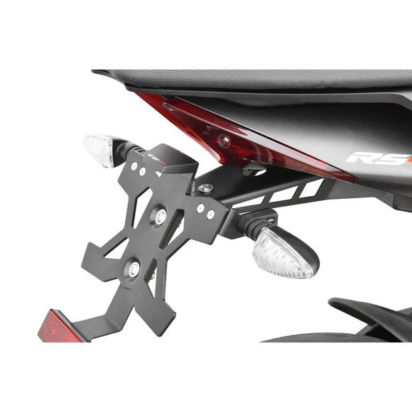 Top Block License Plate Holder APRILIA RS 660 21 - BlackRef: SPEA09