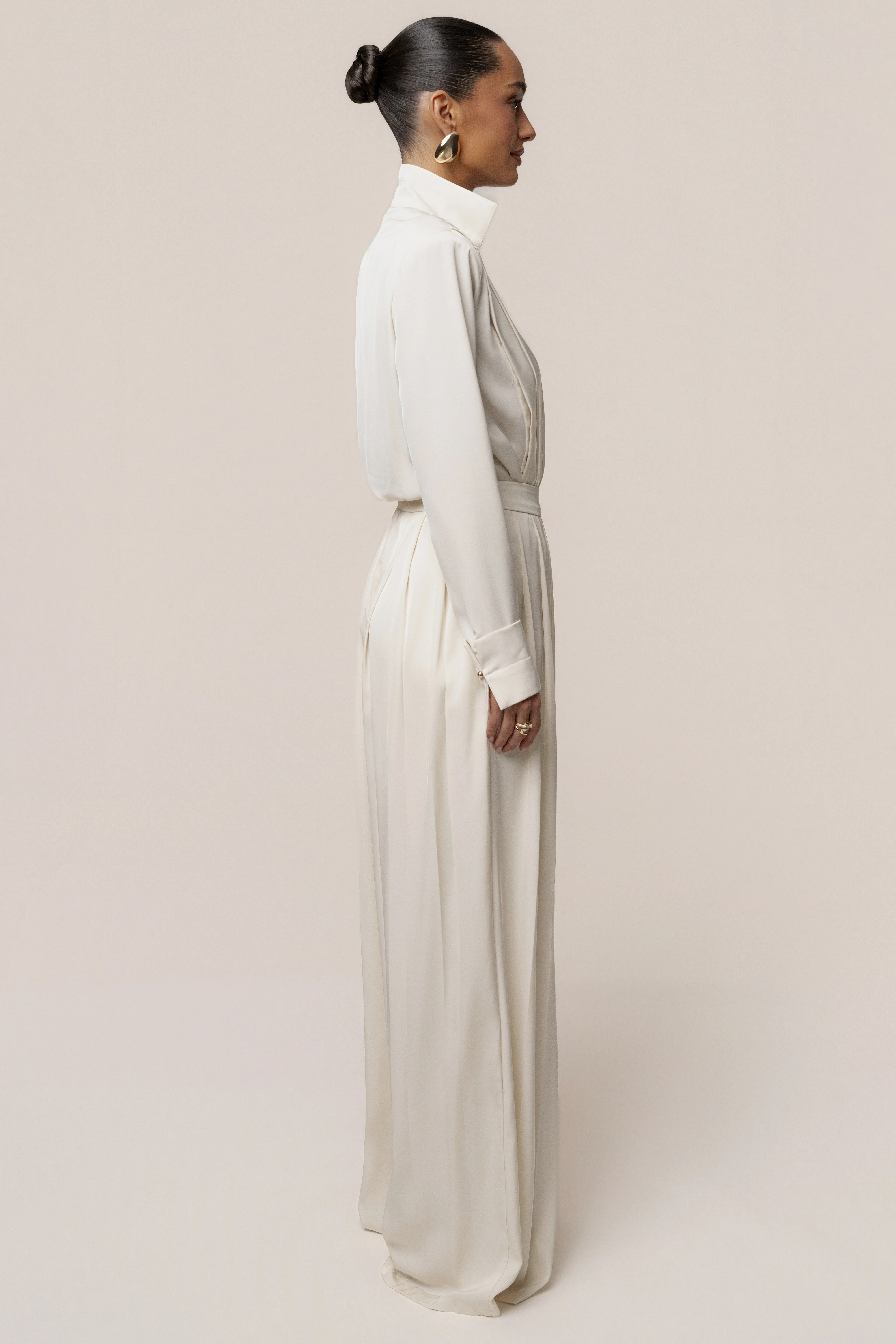 Buttercream Visionary Pleated Bodysuit