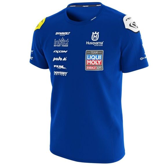 Ixon TS1 INTA 23 Short Sleeve T-Shirt - Blue / YellowRef: IX1825
