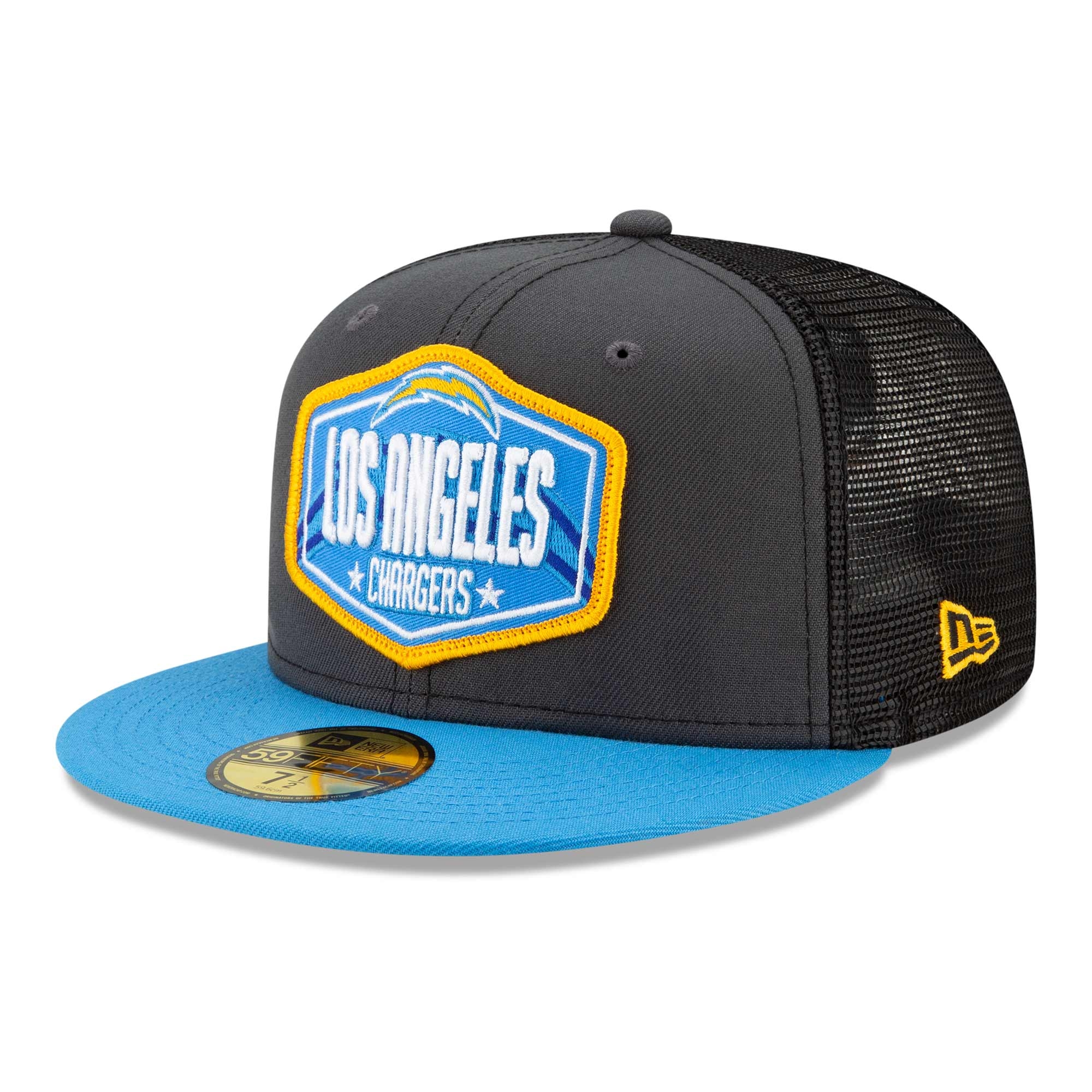 Los Angeles Chargers Official 2021 NFL Draft New Era 59FIFTY Fitted Cap