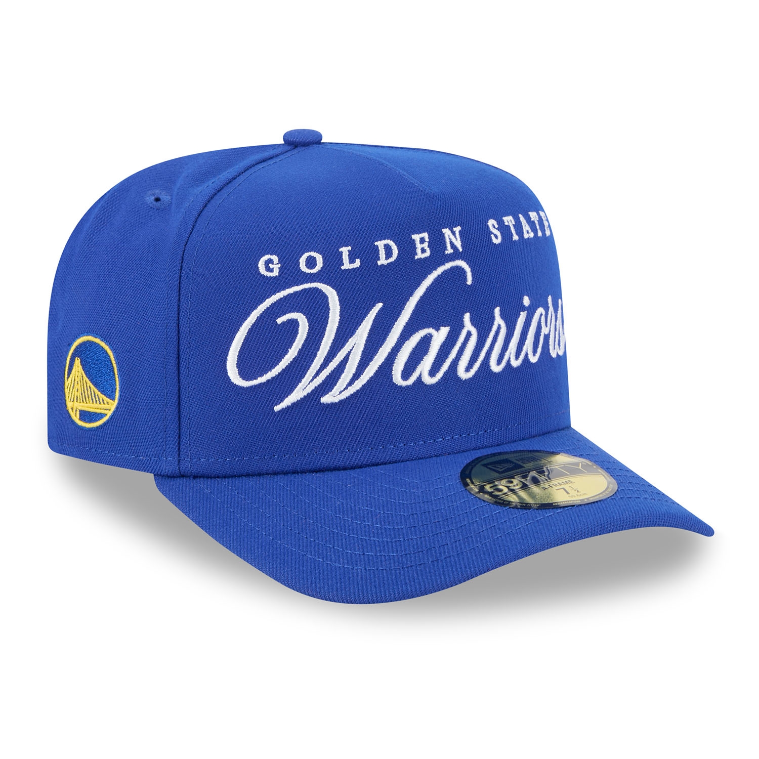 Golden State Warriors 2025 NBA Draft New Era 59FIFTY A-Frame Fitted Cap Blue