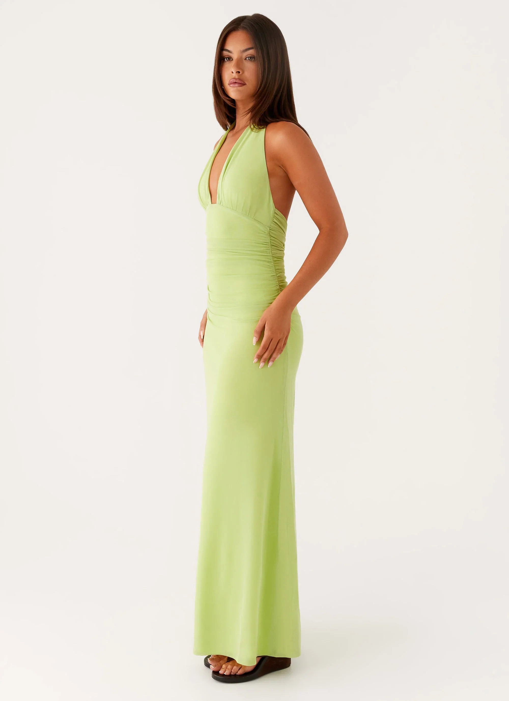 Kerrie Maxi Dress - Lime