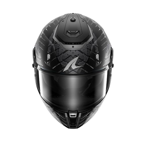 Shark SPARTAN RS REPTAIA Full Face Helmet - Black / GrayRef: Sh1876-C45609