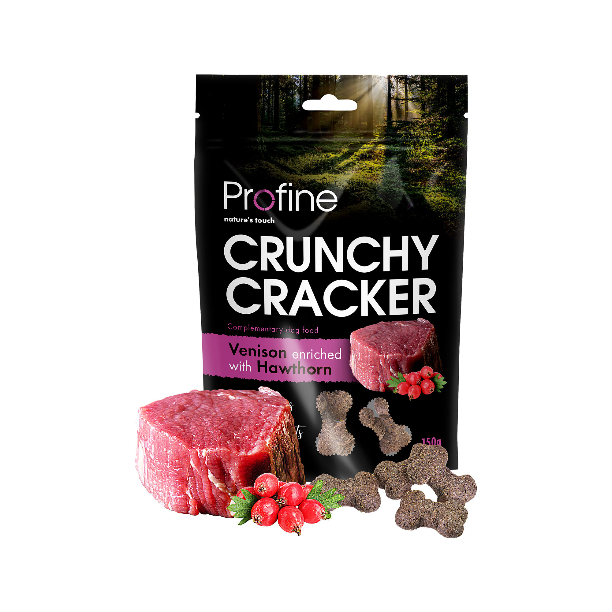Profine Crunchy Crackers - Venison Maythorn - 150g