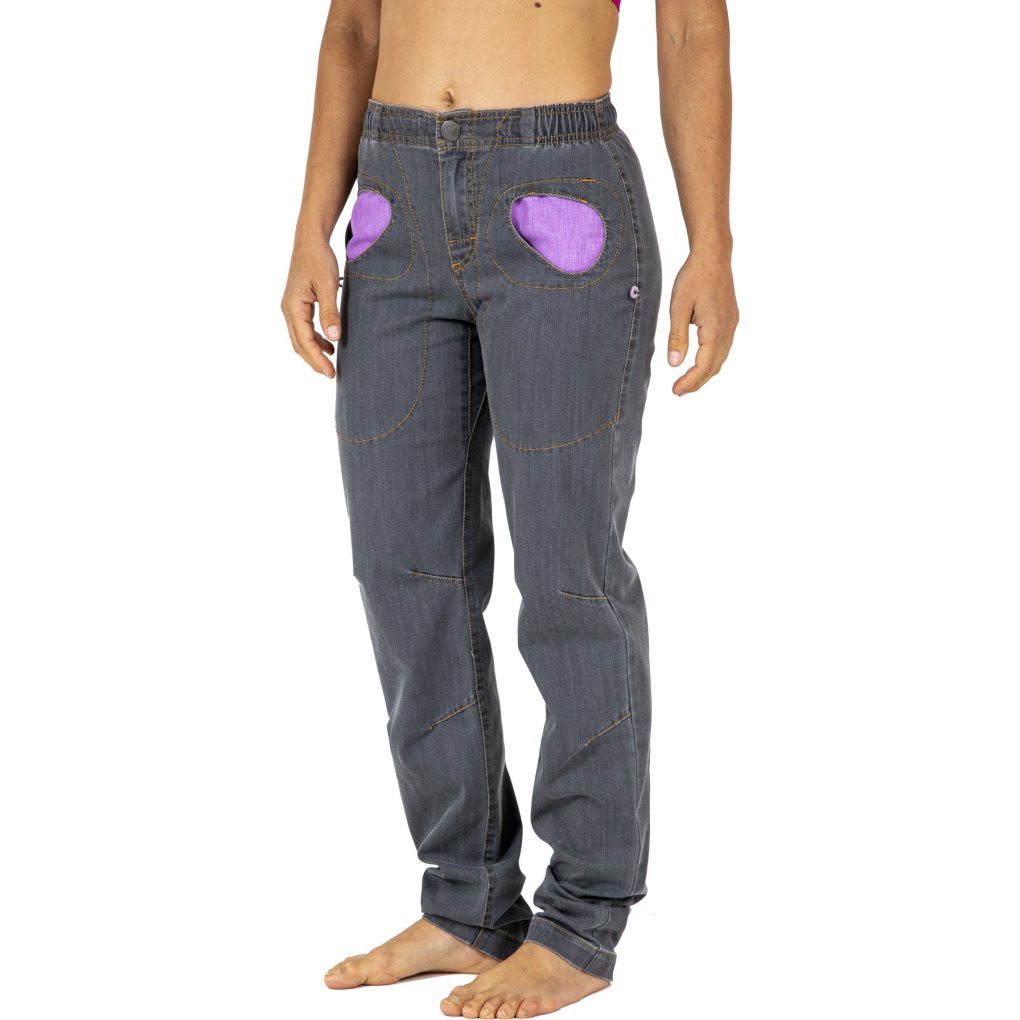 E9 Onda Denim Climbing Pants Women - Grey