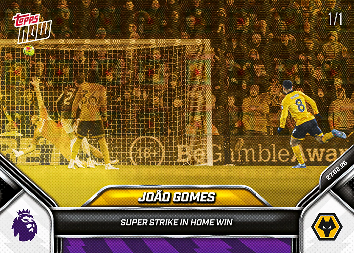 João Gomes - 2025-26 Premier League Topps NOW® - Card 145
