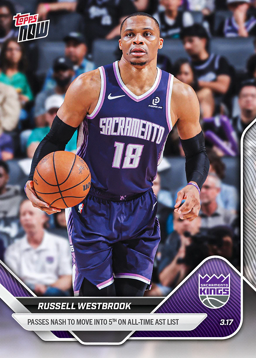 Russell Westbrook - 2025-26 NBA Topps NOW® - Card 210 - PR: 440