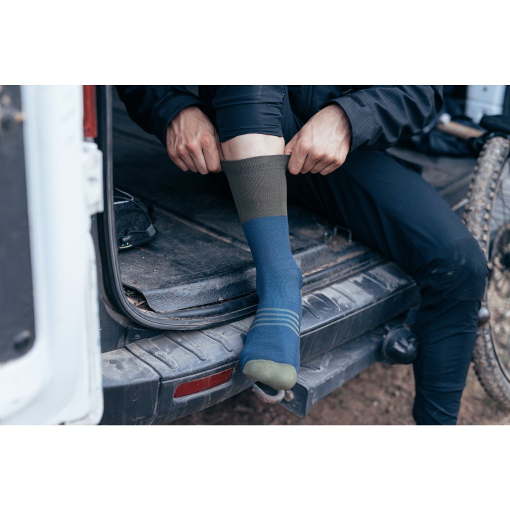 Northwave Extreme Pro High Socks Men - black/sand 05