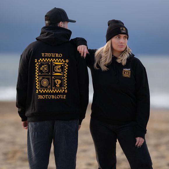 Sweat Motoblouz HOODIE ENDURO 2026 - NoirRef : MB0496