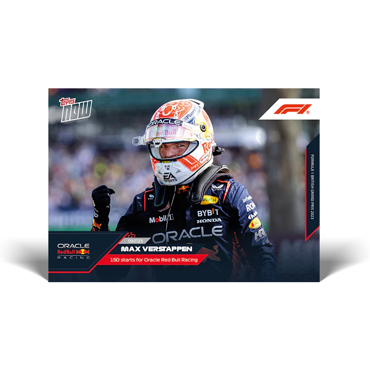 Topps UK - 150 starts for Oracle Red Bull Racing. - F1 TOPPS NOW® Card #28