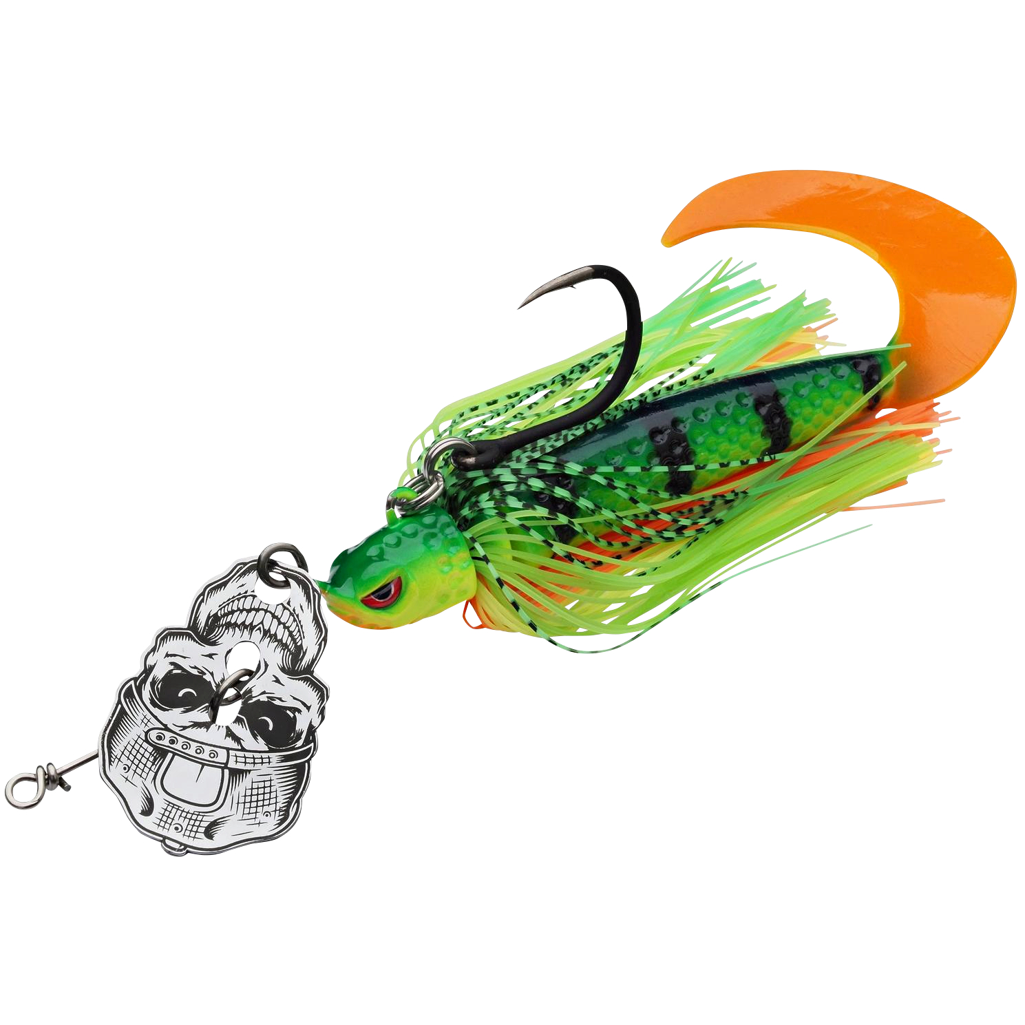 MAD CAT Skull Blade Jig XL (Firetiger UV, 55 g)