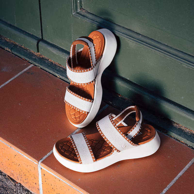 Round-Toe Walker Sandals (Kamber)