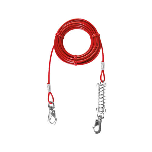 Trixie Tie Out Cable - Red - 5 metrer