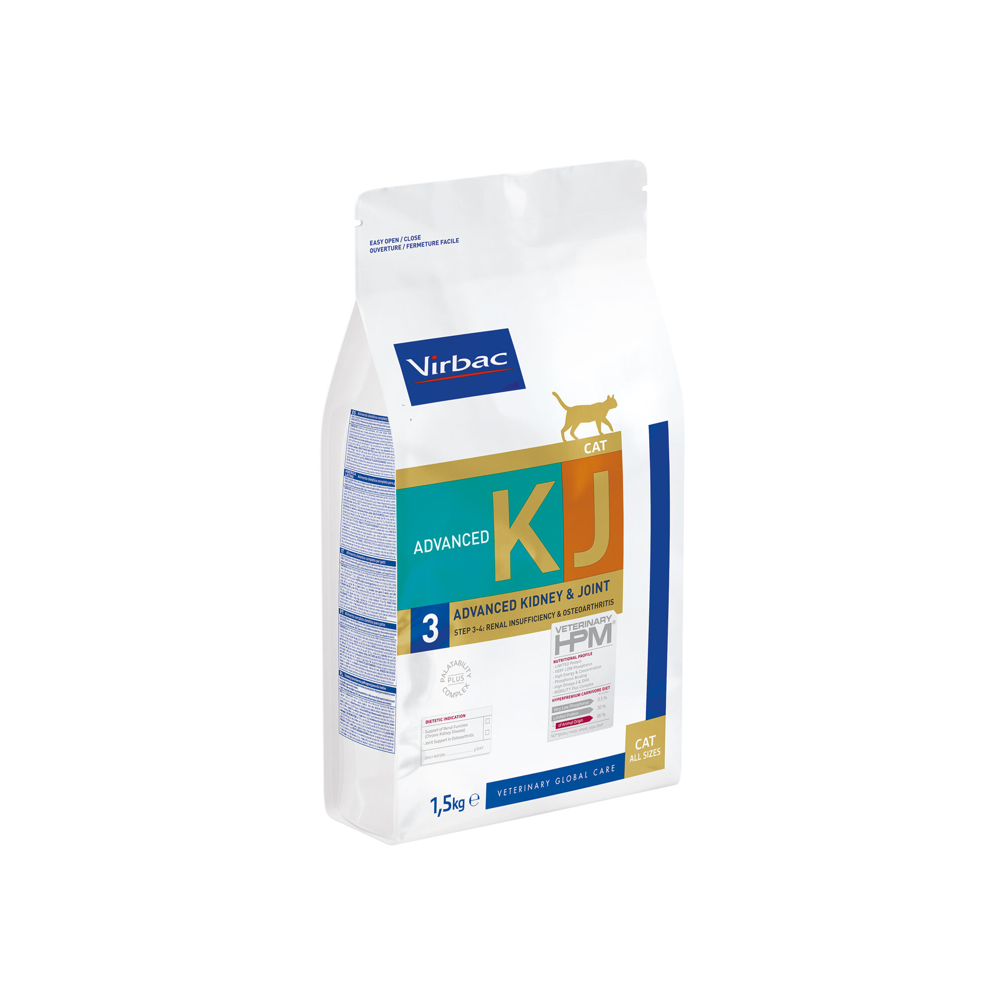 Veterinary HPM Dietetic Cat - Advanced Kidney & Joint - 1.5 kg