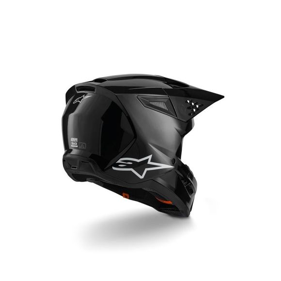 Casque cross Alpinestars S-M3 SOLID 2025 - Noir / BlancRef : AP3957