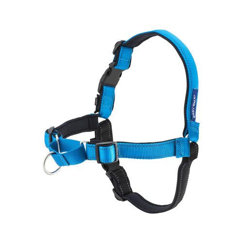 Easy Walk Dog Harness Deluxe - Blue - M