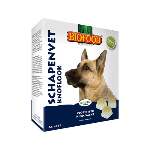 Biofood Sheep Fat Garlic - 40 Snacks