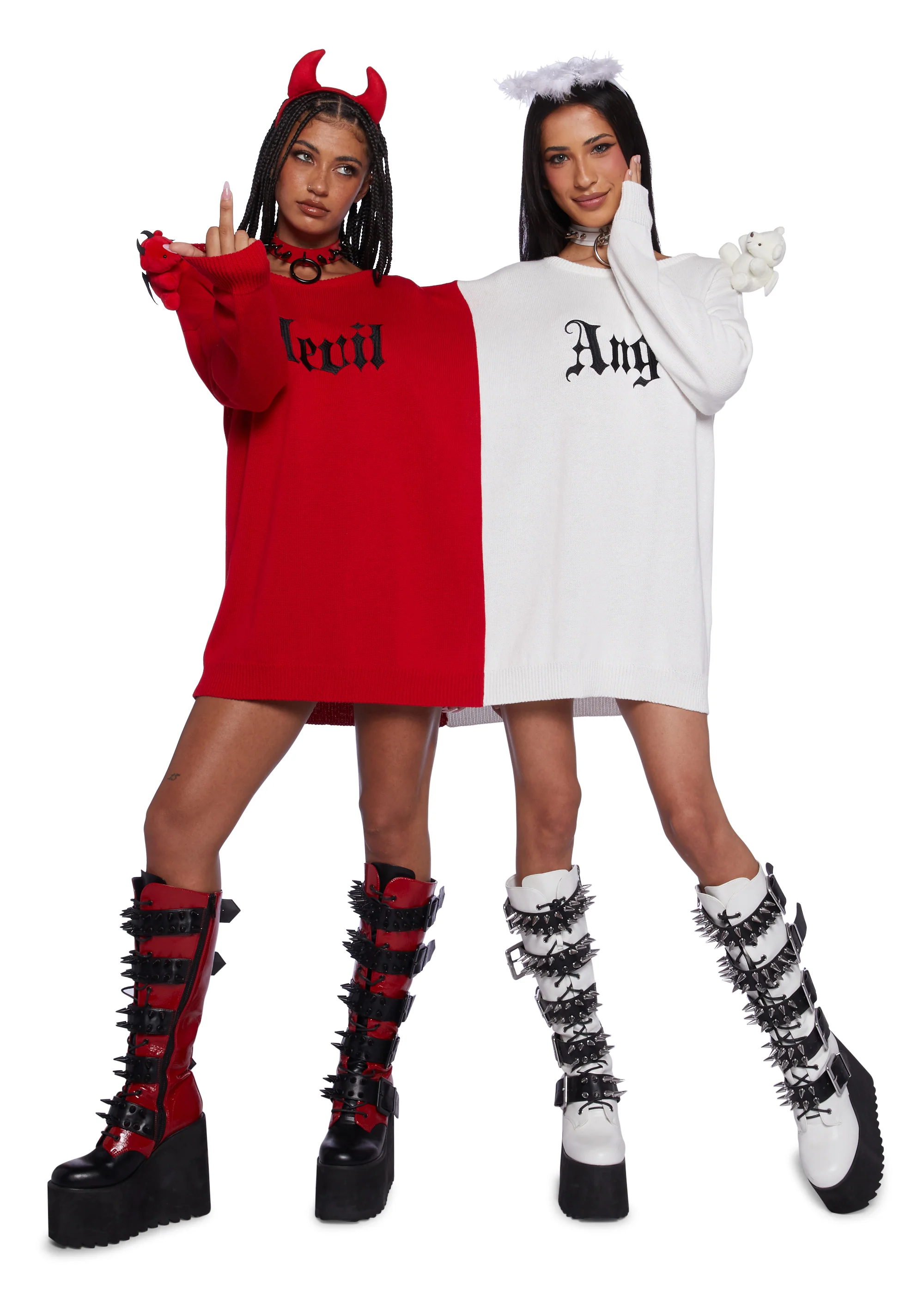 Heavenly Temptations Knit Sweater Set