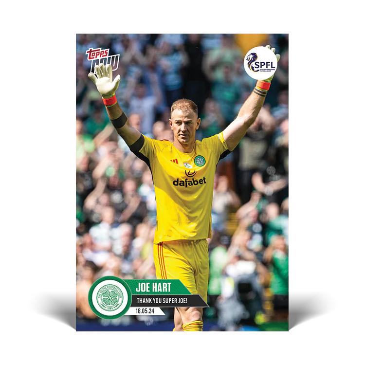 Joe Hart - Thank you Super Joe! - 23/24 SPFL TOPPS NOW® Card 5